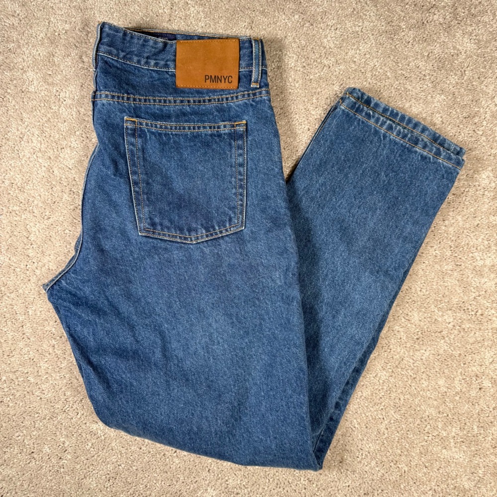 Peter Manning NYC Slim Fit Jeans 32x29 Blue Denim PMNYC Straight Leg Pants